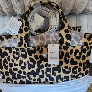 Leopard print Coach